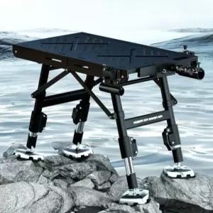 민물낚시 수상좌대 휴대용 선반 받침대 중층 발판 접이식 자립형 낚시용품