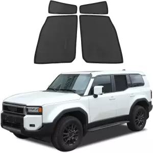 토요타 랜드 크루저 250 프라도 J250 LC250 2024 2025에 적합한 차량 후면 창문 그늘막 스크린 메시 선 및