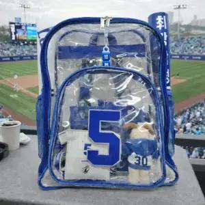 야구 직관가방 야구장 유니폼 삼성라이온즈 투명 대형 가방 백팩