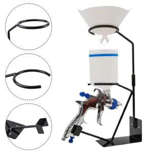 자동차 도색 스프레이 건 스탠드 벽 또는 벤치 장착 분리형 에어 홀더 보관 브래킷 액세서리