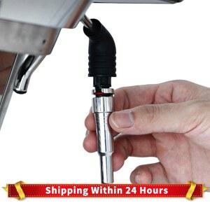 커피 메이커 스팀 노즐 스테인리스 스틸 밀크 완드 머신용 튜브 데디카 델롱기 프로더 이너