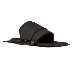 RADAR 슬라롬 고무 장착 알루미늄 RTP | 전체 오버레이, 윤곽 EVA 폼 발판, 안정적인 베이스 플레이트 오픈 힐 리어 토 워터스키 바인딩