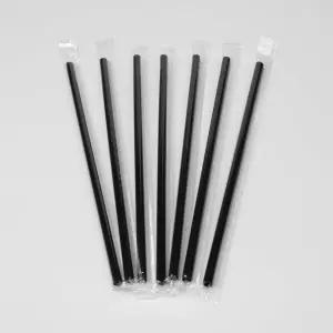 음료빨대 개별포장 일자 블랙 7/21 스트로우 10000개
