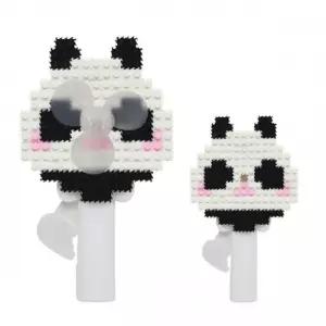 초등 여름 만들기 수업 미니블럭 아기 팬더곰 손선풍기 꾸미기세트 아동교구 DIY