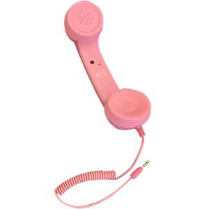 수화기이어폰 레트로 수화기 핑크색 인싸 개 고밀도 키트 레트로전화기 C타입