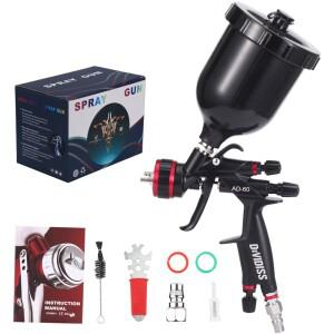 DEVIDISS AD-60 공압식 바니시 페인트 스프레이 건 고분무 저압 1.3mm 노즐 중력식 고급 전문가용