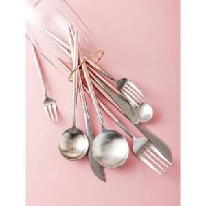 커트러리 세트 디너 신혼 오네이다 루디조아 식기 킹가죽 집들이선물 양식기세트 땡땡이