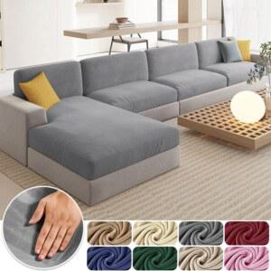 부드러운 소파 시트 쿠션 의자 보호구 라일락 베개 방수 덮개 4인용