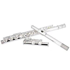 17구 플루트 초급용 폐쇄구 악기 하드케이스 연주 연주용 학생 전용 전공 시버