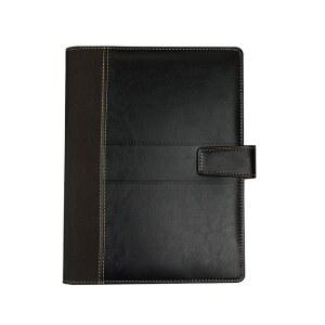 다이어리 노트 사무실 심플 센스 6다이어리 가죽 심플한 블랙 빈칸 코일 예산별