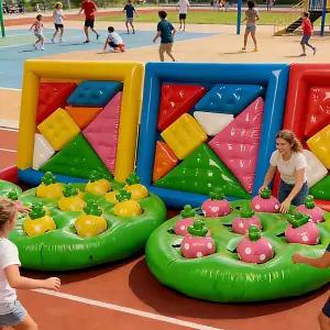 에어바운스 펜슬 운동회 찍찍이 연필 장애물 풍선 경기용 더블 용품