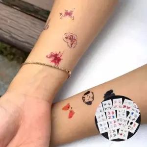 ( )판박이 미니 타투스티커 나비A 페스티벌 쇄골타투스티커 페이스판박이스티커