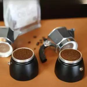 모카포트 도징링 커피탬퍼 전용 커피도징 카페 캡 높이조절 파우더 반자동 탬퍼 교체