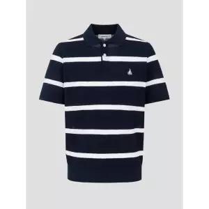 빈폴 26SS 볼드 스트라이프 칼라넥 니트 - 네이비( BC6451C42R) 143531