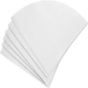 검쿠드 10인치 딥 프라이어 오일 필터 25개의 카운트 페이퍼 식용유 스트레이너 메이플 시럽 콘 부직포