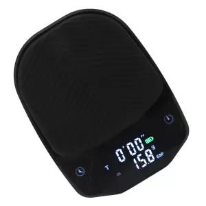 스마트 전자 커피 스케일 정확한 타이머 주방 블랙으로 드립 차를 즐길 수 있습니다