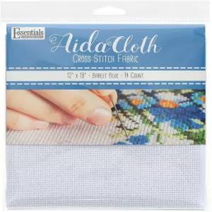 에센셜 바이 레저 아트 다 천 14 카운트 간신히 블루 크로스 스티치 원단 자수 제작 및 재봉을 위한 용품