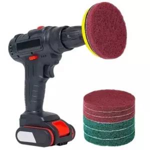 (타입 11종세트)전동드릴 청소 수세미 백업패드 주방 욕실 타일청소_24924239