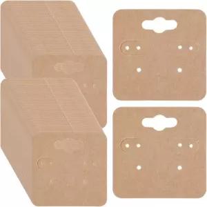 주얼리 판매용 울리게이 귀걸이 카드 100개 디스플레이 홀더 구멍이 뚫린 종이 걸이 보석