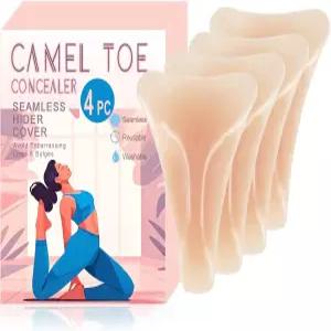 네팔 카멜토 컨실러 커버 심리스 재사용 가능한 실리콘 하이더 삽입물 끈적임 방지 레깅스 및 수영복용