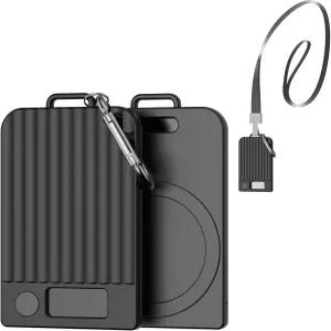 랜야드 앤 카라비너 긁힘 방지 하드 슬림 PC 휴대용 보호 케이스 AI 음성 녹음기 액세서리가 장착된 Plaud