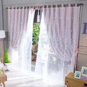 지나송 브레나 웨딩스타일 이중암막커튼 특대형(540×230cm)