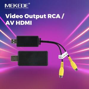 MEKEDE USB 비디오 출력 RCA 케이블 AV HDMI 안드로이드 차량용 플레이어 헤드레스트 스크린 to 어댑터