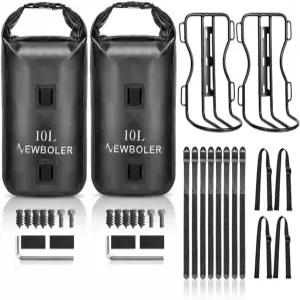 산악 자전거 로드 바이크를 위한 롤 오프닝 디자인의 경량 드라이 백 포크 프론트 랙 1팩/2팩이 포함된