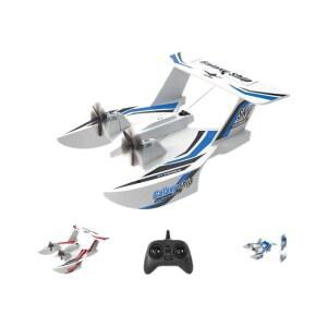 글라이더 무선 제어 블루 항공기 토지 조명 단전지 27 24 전원 RC비행기 모형