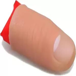 Kryoflare 2Pcs 마술사 엄지 팁 마술 트릭 액세서리 클로즈업 기믹 사라지는 진짜 손가락 보이는 위한 실크