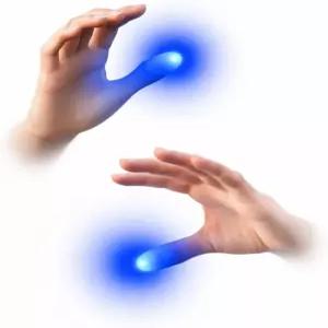 MilesMagic 2종 매직 라이트 업 엄지손가락 팁 모든 곳의 조명 어디서나 쉽게 할 수 있는 플래시 루틴 핑거