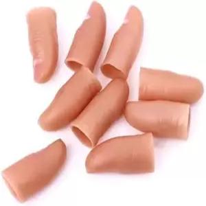 진샤인 5개 하드 엄지손가락 끝 손가락 가짜 마법 도구 트릭 클로즈업 등장 마법사 액세서리 키트 및 소품