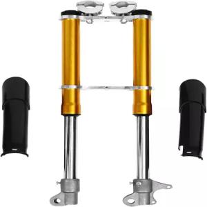 49cc 미니 오토바이 교체 부품 21.6X2.3X1.4인치용 파토 프론트 포크 더트 바이크 쇼크 업소버 피트