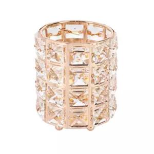 골드 크리스탈 화장품 정리함 펜슬 브러쉬