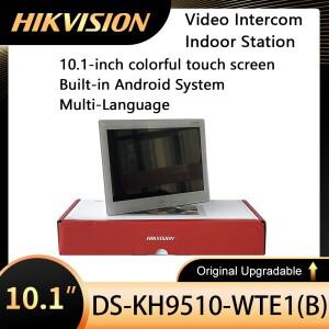 Hikvision DS-KH9510-WTE1B 비디오 인터콤 안드로이드 실내 스테이션 10.1인치 다채로운 터치 스크린 표준