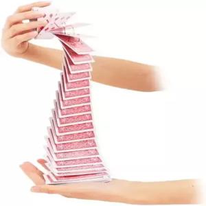 자동 폭포 마술 카드 - 마술사와 애호가를 위한 매끄러운 플로우 프로페셔널 카드리스 일루전 트릭 덱