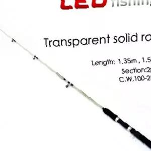 민물 바다 낚시 투명 솔리드 루어 낚시대 릴 결합 원투 낚싯대 휴대용 텔레스코픽