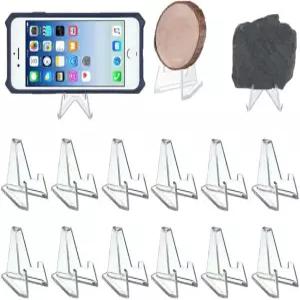 미니 클리어 아크릴 이젤 5팩 사진 파티 액세서리용 코인 디스플레이 - 내구성 있고 견고한 디자인 홈