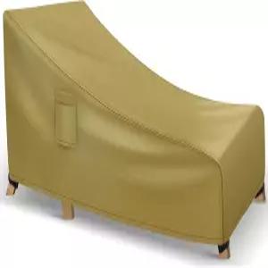 리치원 체이스 라운지 커버 아웃도어 방수 헤비 듀티 파티오 가구 최대 78L x 34W 32H 인치 1팩 카키