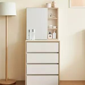 옷틈새서랍장 광폭서랍장 4단 화장대 세트 60