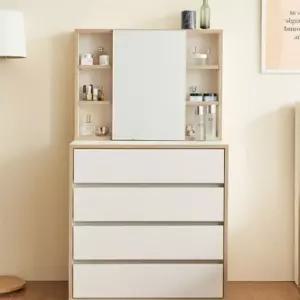 속깊은서랍장 옷틈새서랍장 4단 화장대 세트 8