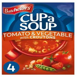 바첼러스 컵 어 수프 토마토 채소