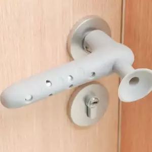 문손잡이커버 실리콘 정전기방지 문고리 보호쿠션 충격흡수 T자형 문콕방지 2P