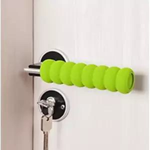 일자형 방문보호 문고리커버 폼폼안전 현관손잡이 2P