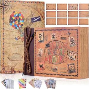 결혼식 기념일 여행 등을 위한 업 에서 영감을 받은 어드벤처 북 다이어리 사진 스크랩북 웨딩 기획서 -