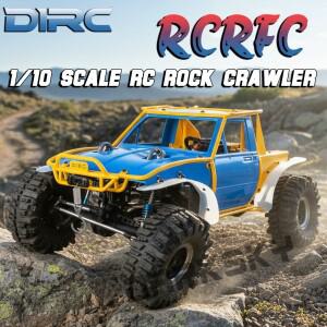 D1RC RCRFC 레인포레스트 차리엇 브러시리스 bldc 1/10 전동 무선 조종 모델카 메탈 파이프 랙 락 크롤러
