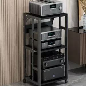 오디오장 5단 거실장 선반 수납장 캐비닛 거실 장식장