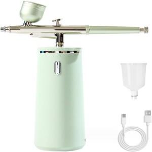 나노 이온 콜드 미스트 에어브러시 페이스 스티머 여성용 선물 휴대용 충전식 보습