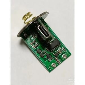 듀얼 리튬 드라이버 보드, 18650 또는 배터리 회로 기판, 강력한 조명 손전등 액세서리, 중간 스위치