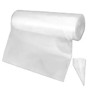 제과 데코레이션 100p 초대형 롤형 투명 위생 비닐백 케이크 장식 업소용 제빵